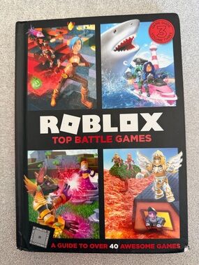 Roblox Top Battle Games - Kids Learning Toy Guide (Black) Hardcover Book
